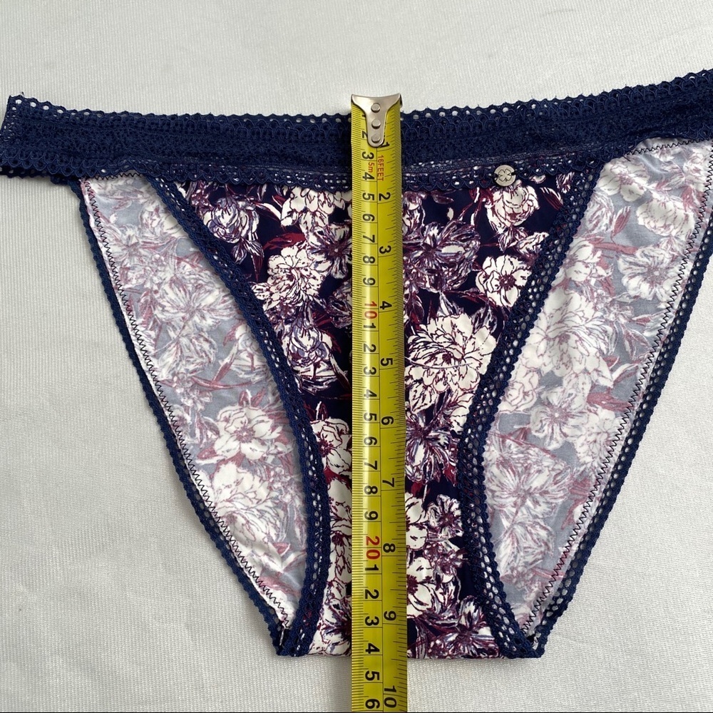 Lucky Brand multicolor violet nylon panty M - Picture 6 of 9